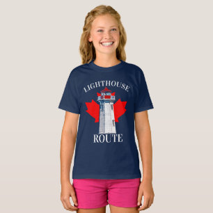 T-shirt Nouvelle-Écosse 902 Phare route Peggy's cove Sw