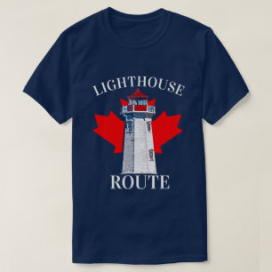 T-shirt Nouvelle-Écosse 902 Phare route Peggy's Cove T-S