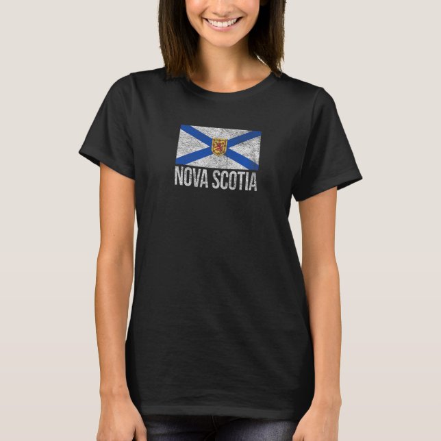 T-SHIRT NOUVELLE-ÉCOSSE DRAPEAU CANADA NOUVELLE-ÉCOSSE SAL (Devant)