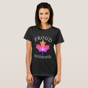 T-shirt Nouvelle-Écosse Proud Bluenoser ancre feuille d'ér