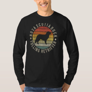 T-shirt Nouvelle-Écosse Rétrieur de canard à rouleaux Paw