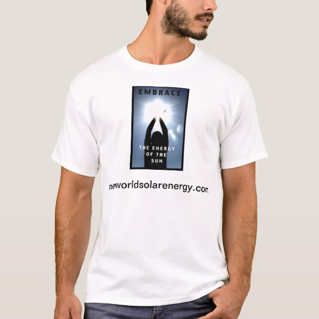 T-shirt Nouvelle énergie solaire du monde (Devant)