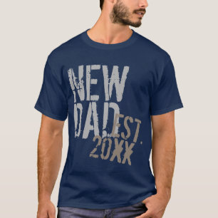 T-shirt Nouvelle fête des pères de grunge de papa d'ann