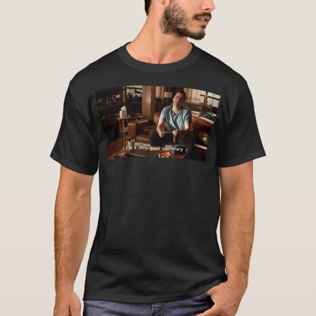 T-shirt Nouvelle Fille Nick Je Suis Un Très Bon Secrétaire (Devant)