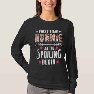 T-shirt Nouvelle grand-mère pour la première fois Nonnie l