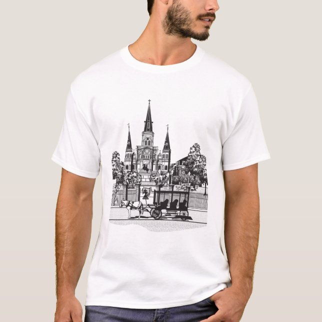 T-shirt Nouvelle-Orléans, Louisiane (Devant)