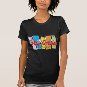 T-shirt Nouvelle Orléans Retro Look