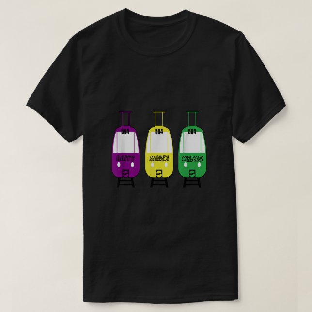 T-shirt Nouvelle Orléans StreetCar 504 (Design devant)