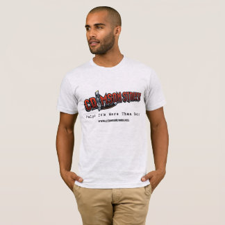 T-shirt Nouvelle pièce en t cramoisie de logo de rues