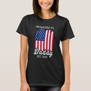 T-shirt Nouvelle première fois papa police application de