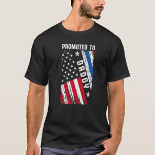 T-shirt Nouvelle première fois papa police police applicat