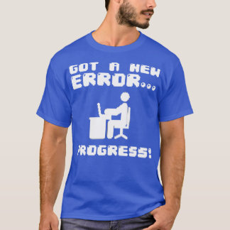 T-shirt Nouvelle progression d'erreur
