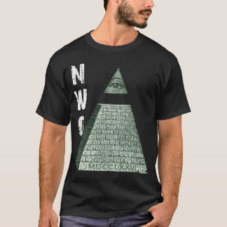 T-shirt Nouvelle pyramide d'ordre mondial