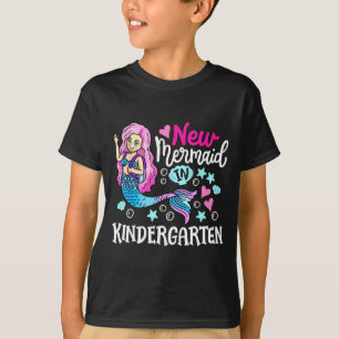 T-shirt Nouvelle sirène à la maternelle mignonne rentrée d