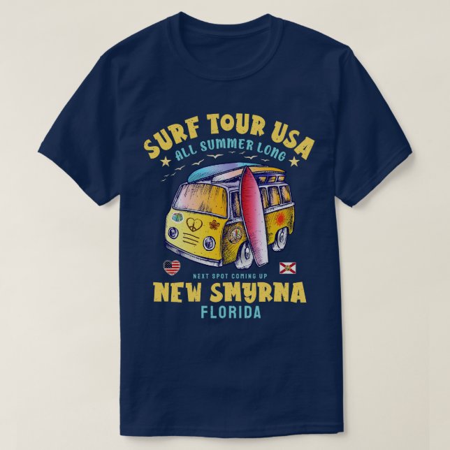 T-shirt Nouvelle Smyrne Floride (Design devant)