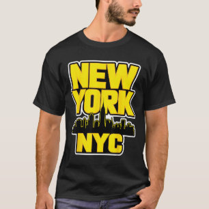 T-shirt Nouvelle ville de New York ligne d'horizon bronx q