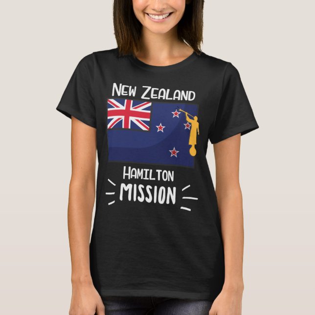 T-shirt Nouvelle-Zélande Hamilton Mormon LDS Mission Missi (Devant)