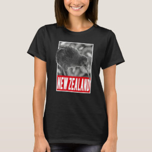 T-shirt Nouvelle-Zélande Idées Kiwi Rétro Nouvelle-Zélande