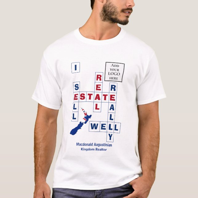 T-shirt NOUVELLE-ZÉLANDE Immobilier LOGO Realtor (Devant)