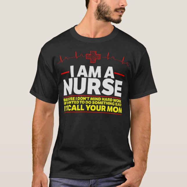 T-shirt Nouvelles citations de l'infirmière de travail (Devant)