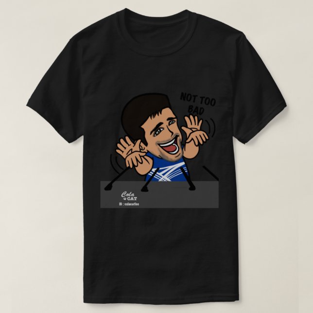 T-shirt Novak Djokovic - Pas trop mal (Design devant)