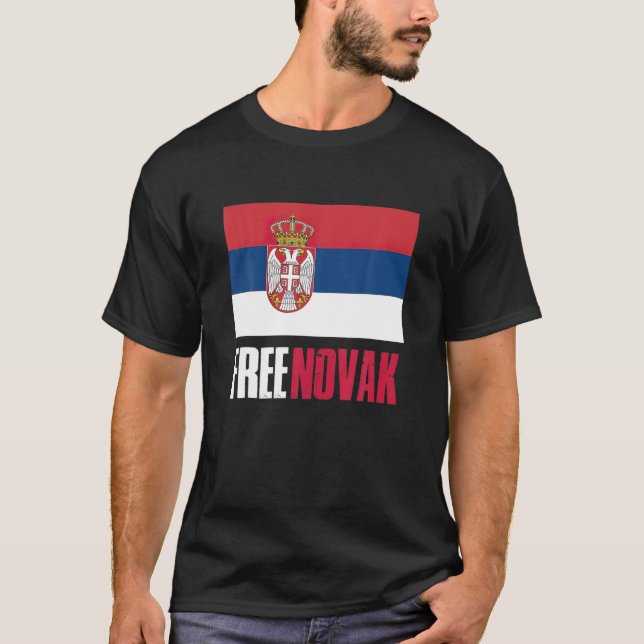 T-shirt Novak gratuit (Devant)