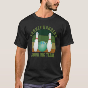 T-shirt Novelty Funny Dix Pin Bowlers Équipe Turquie Bagge
