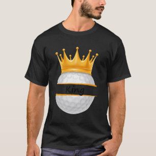 T-shirt Novelty Golf Nom personnalisé King Sports Papa