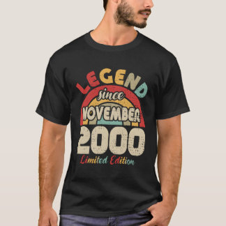T-shirt Novembre 2000 Légende depuis novembre 2000