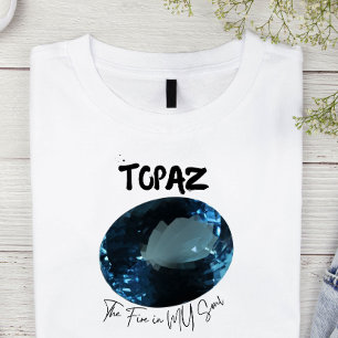 T-shirt Novembre Anniversaire Topaz