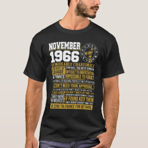 T-shirt Novembre Cadeaux d'anniversaire - Né Novembre Scor