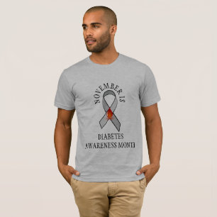 T-shirt Novembre est le mois de sensibilisation au diabète