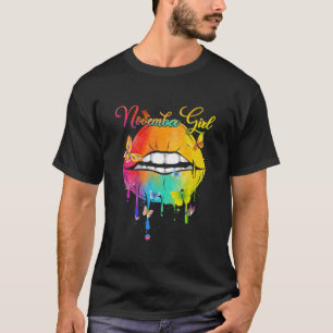 T-shirt Novembre Fille Une Reine Est Née En Novembre Butte