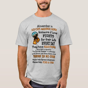 T-shirt Novembre... Quelqu'un que j'aime se bat
