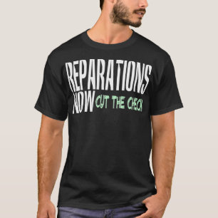 T-shirt Now cut the check