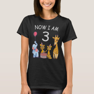 T-shirt Now I le 3e jour du Birthday