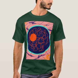 T-shirt noyau de cellule animale