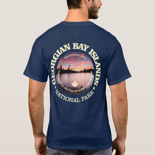 T-shirt NP des îles de la baie Georgienne (Dos)