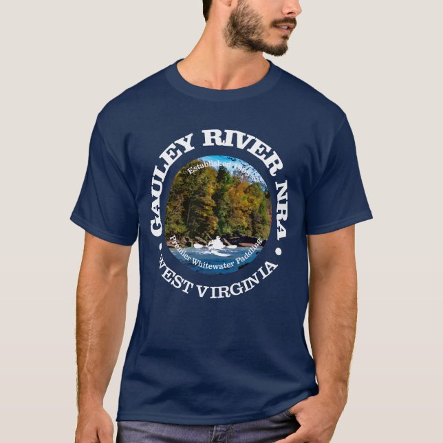 T-shirt NRA de la rivière Gauley (rd) (Devant)