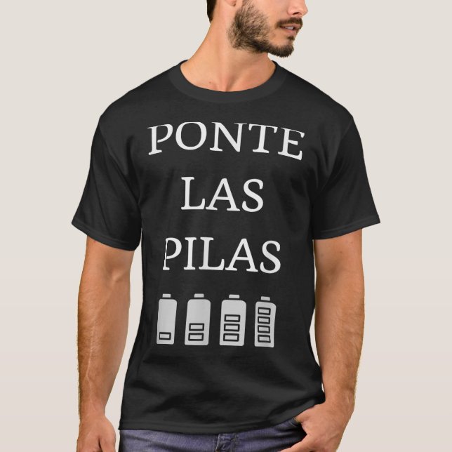 T-shirt Nte Las Las Spanish Saying Motivational  (Devant)