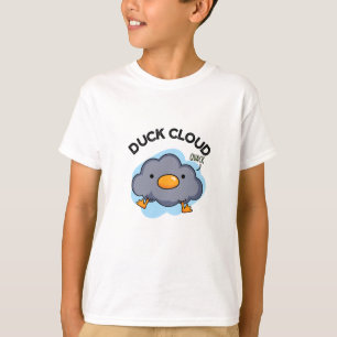 T-shirt Nuage de canard amusant Plume météorologique