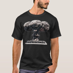 T-shirt Nuage de champignon nucléaire à tête clown