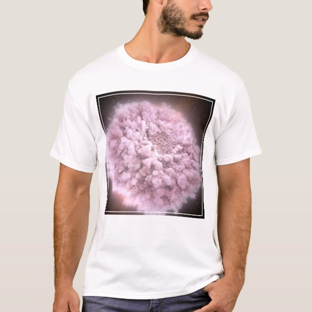 T-shirt Nuage De Débris De Deux Étoiles Neutrons (Devant)