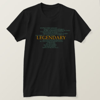 T-shirt Nuage de mots de motivation de salle de sport lége