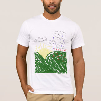 T-shirt nuage de pluie