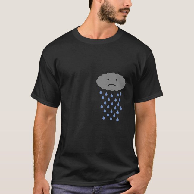 T-shirt Nuage de pluie (Devant)