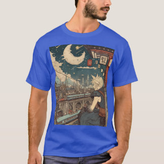 T-shirt Nuage traditionnel ami garçon garçon