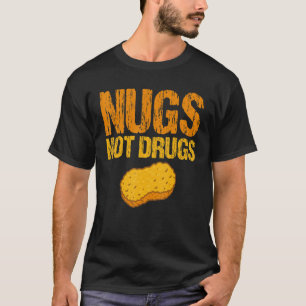 T-shirt Nuages non drogues Poulet Nuggets Vêtements Vintag