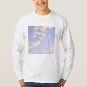 T-shirt Nuages Sky Pink Sunset Purple Cadeau