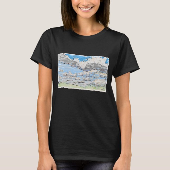T-shirt Nuageux (Devant)
